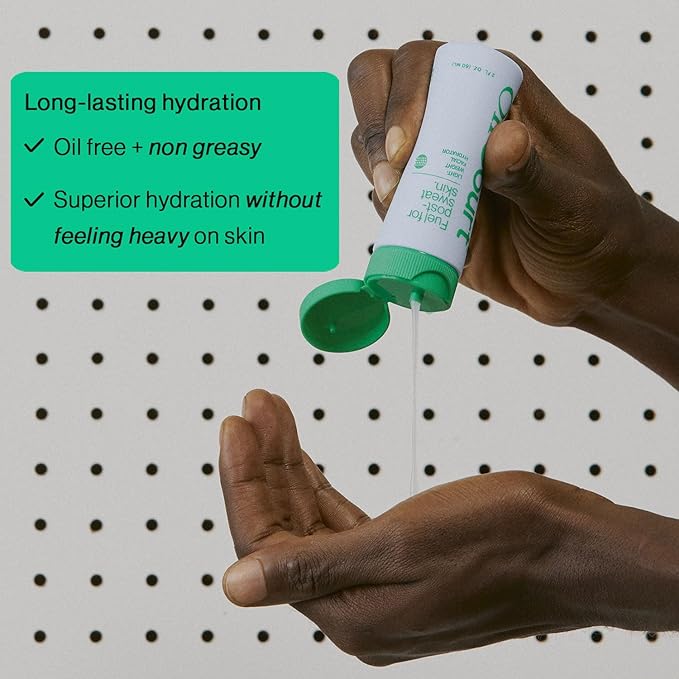 OffCourt Face Moisturizer for Men - Light, Non-Greasy, Oil-Free Men’s Face Lotion with Prebiotics and Vitamin C - Hydration and Firmness for All Skin Types (2oz, 1 Pack)