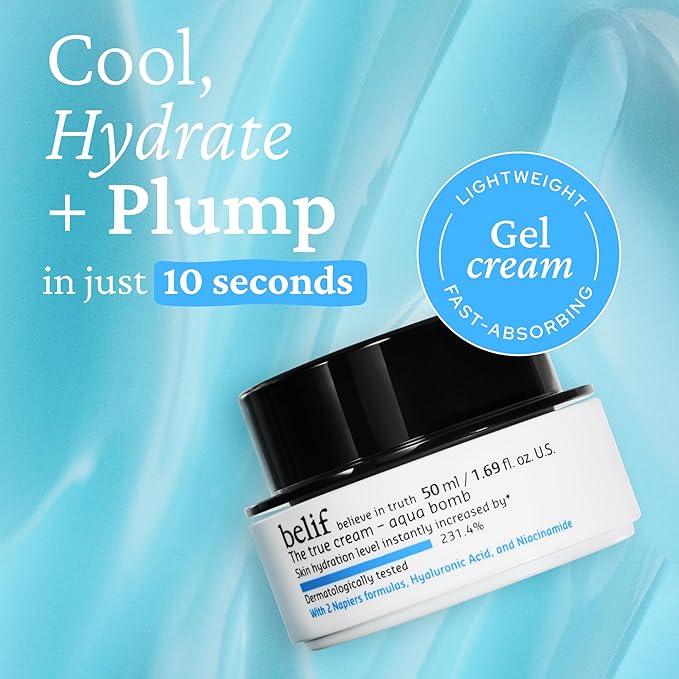 belif Aqua Bomb Home & Away Set: Full Size & Mini Aqua Bomb Daily Lightweight Face Moisturizer