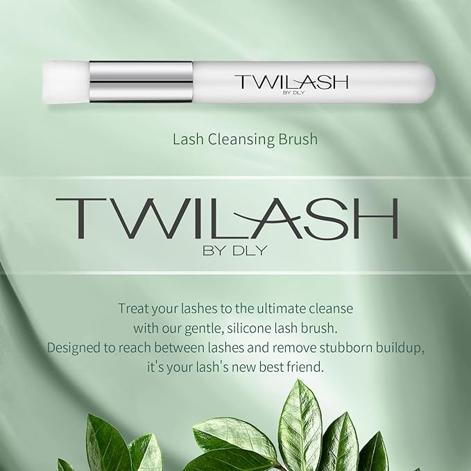 Lash Shampoo for Lash Extensions 2 Fl Oz / 60ml - Includes 2 Lash Shampoo Brushes for Cleansing - Eyelash Extension Cleanser for Professional Salon and Home Use (Unscented-60ml)