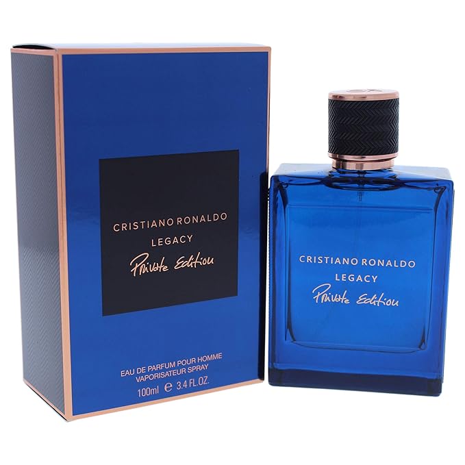 CR7 Cristiano Ronaldo Legacy Private Edition - Bold & Sensual Fragrance For Men - Luxurious, Bold & Sexy Scent - Woody & Warm Aroma - Perfect For A Romantic Evening - Long Lasting - 3.4 Oz EDT Spray