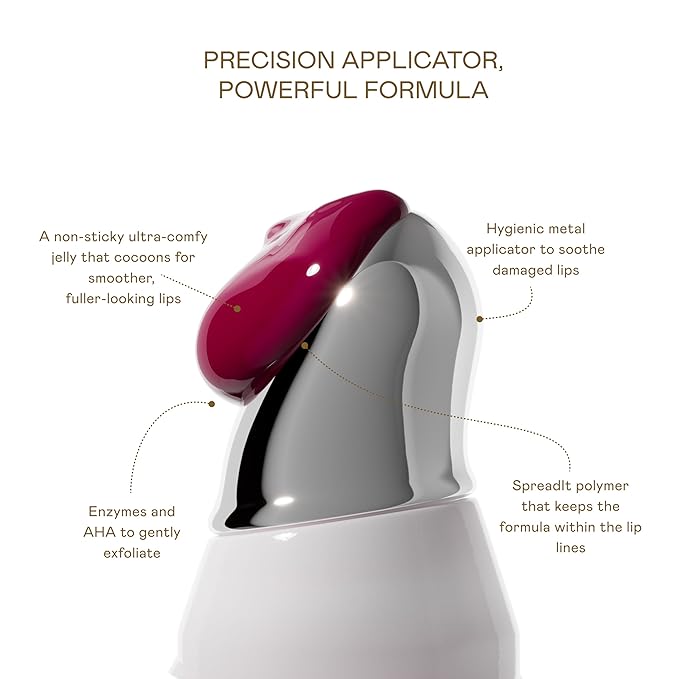 EADEM Le Chouchou Lip Softening Balm, Lip Gloss for Women, Lip Plumper & Lip Mask, Overnight Hydrating & Moisturizing Luxury Lip Balm, Mothers Day Gifts, 0.5 oz, Bissap Glaze