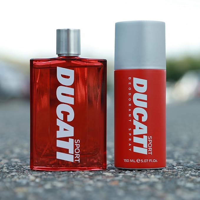 Ducati Sport by Ducati - Fragrance for Men - Amber Fougere Scent - Opens with Lavender, Bergamot and Rosemary - Blended with Violet Leaf and Sandalwood - Perfect for Active Types - 3.4 oz