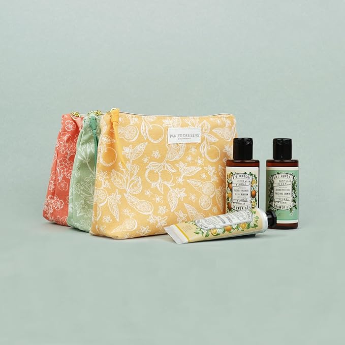 Panier des Sens – Jasmine Set for Women – Body Lotion + Shower Gel + Hand Cream - Birthday Gift for Her - Body Care Kit with 96% Natural Ingredients – Self Care Gifts for women