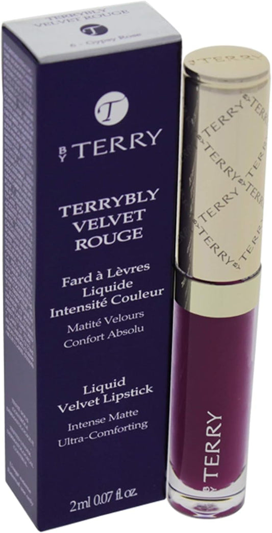 By Terry Terrybly Velvet Rouge Liquid Lipstick for Women, # 6 Gypsy Rose, 0.07 Ounce