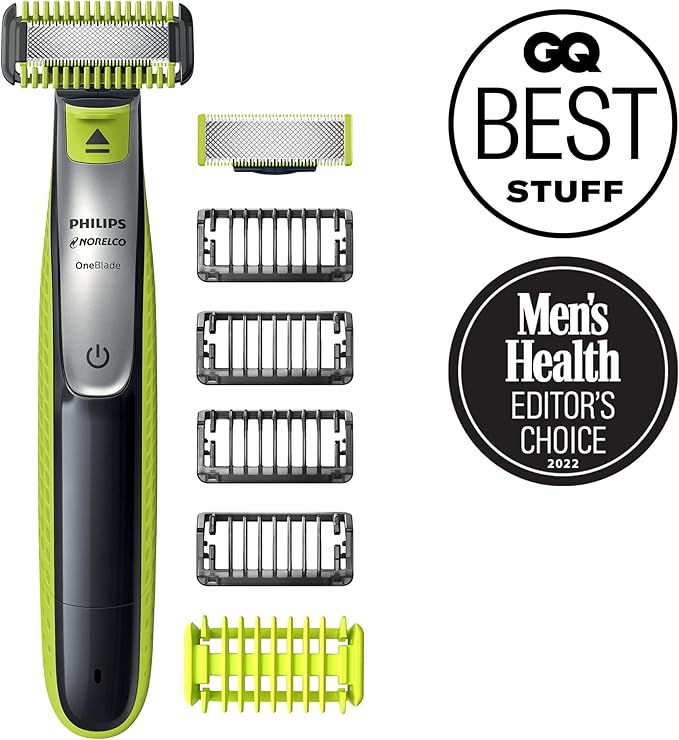 Philips Norelco OneBlade Face + Body Hybrid Electric Trimmer and Shaver, QP2630/70