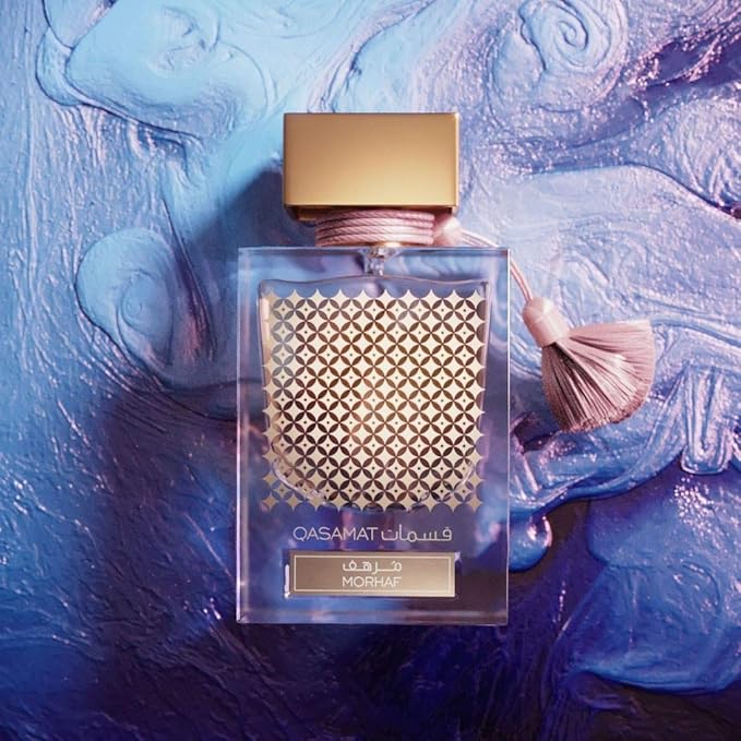 RASASI Qasamat Unisex EDP - Eau De Parfum 65ml(2.1 oz) | Intoxicating Heart w/Damask Rose & Geranium on a Oriental Bed of Precious Woods (Xtra Value Pack)