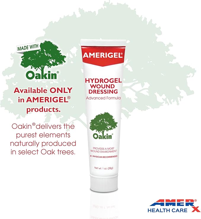 AMERIGEL - Bundle of 1oz Hydrogel Wound Dressing and 6oz Care Lotion