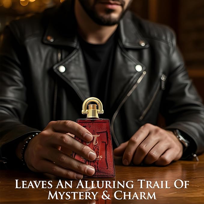 Genius Intensive for Men - Oriental Woody Fragrance - Masculine Notes of Leather, Ironwood & Benzoin - Suitable For Both Day & Night - Vegan & Cruelty-Free - Elegant 100ml Bottle, Parfume for Men