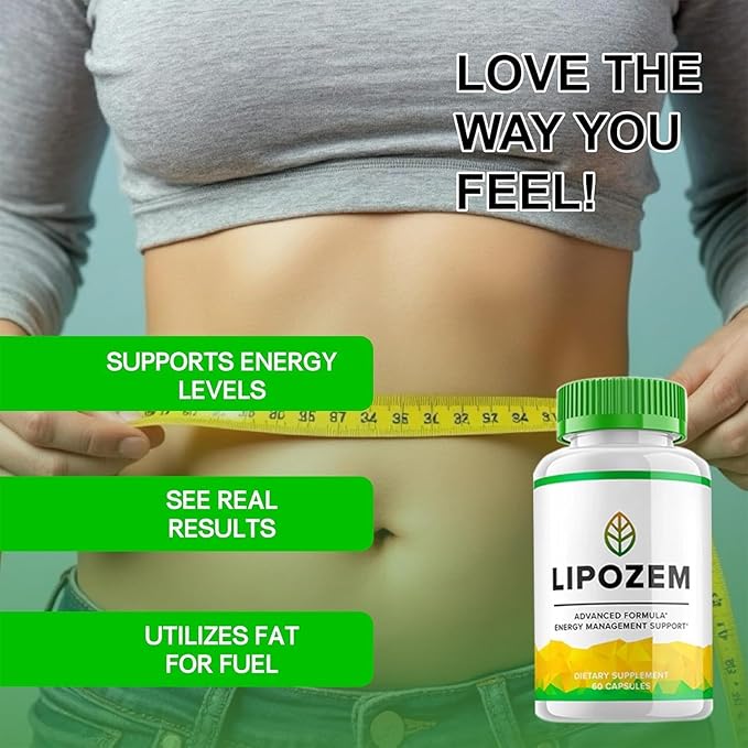 Lipo-zem Capsules - Lipo-zem Advanced Formula Supplement - Lypo-zem Natural Ingredients Reviews - 60 Capsules (XX)
