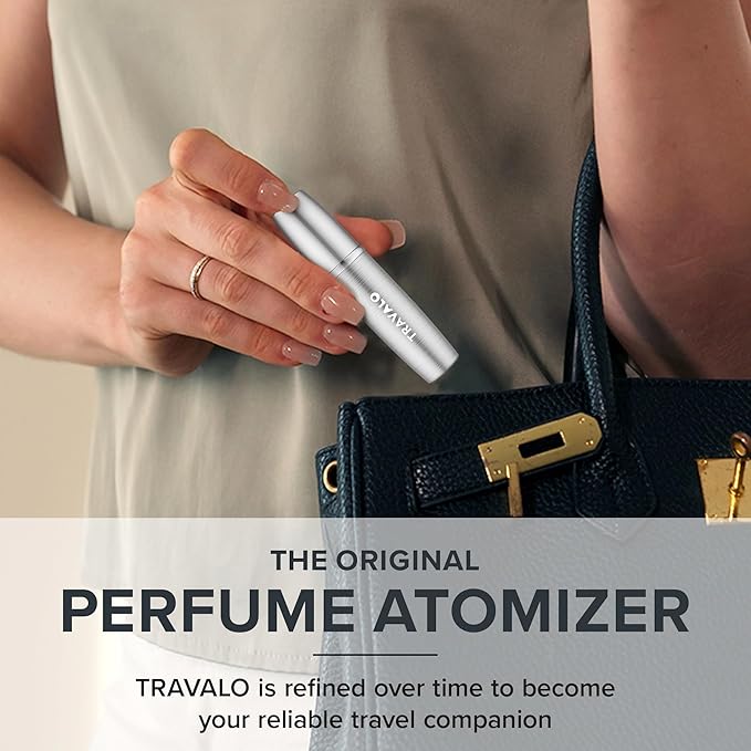 Perfume Atomiser by Travalo Lux Silver 5ml