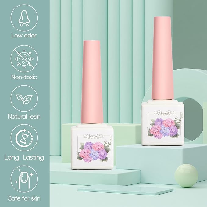 Adhere 8Pcs 12ML Color Transparent Candy Crystal Cat Eye Gel Nail Polish Kit with Magnet Jelly Color Jewelry Cat Eye Series Gel Polish Soak Off Led Nail Art Gel Manicure Salon DIY Gifts