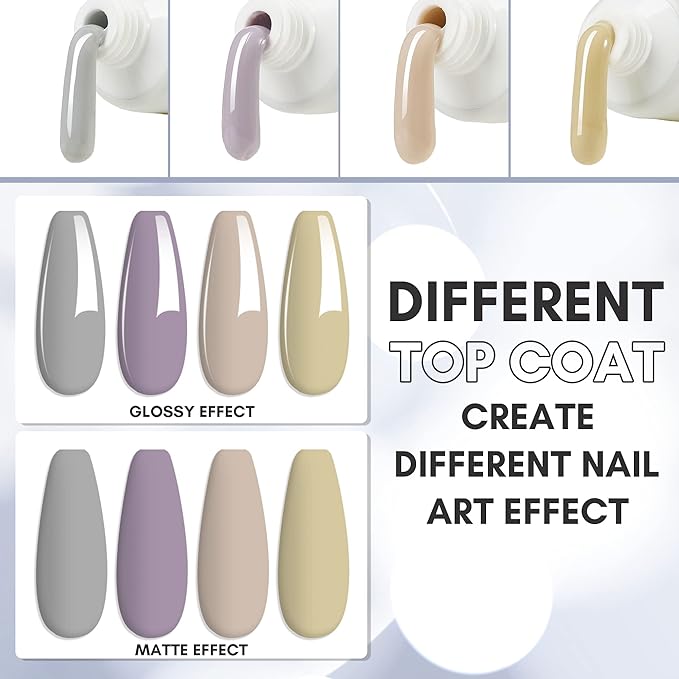 Makartt Poly Nail Gel Kit, High Tea Collection,Extension Build Enhancement All-in-one Kit for BeginnerTechnician with Base Top Coat Nail Brush File Dual Forms Tools 15ML 4 Colors