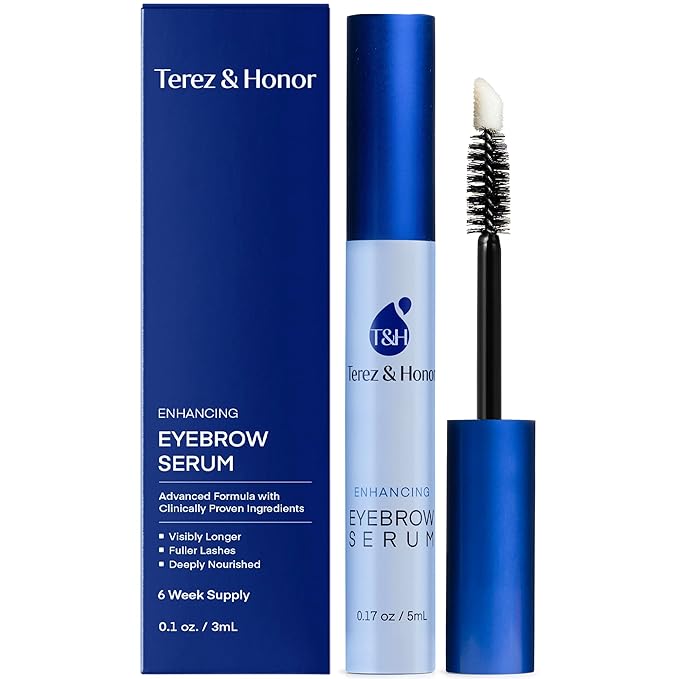 Eyebrow Growth Serum - Natural Eyebrow Serum and Enhancer for Thicker Brows and Grow Bows Faster, Longer, Fuller - 5mL