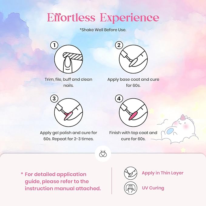 Beetles 24Pcs Gel Nail Polish Set, Pink Purple Pearl Pastel Blue Shimmer Chameleon Green Colors 2025 Spring Gel Polish Kit, 3Pcs Base Top Coat and Double-ended Brush Soak off UV