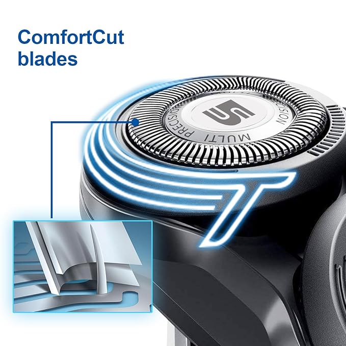 SH50 Replacement Heads for Series 5000, HQ8 Heads Compatible with AquaTouch, PowerTouch, 9-pc pack