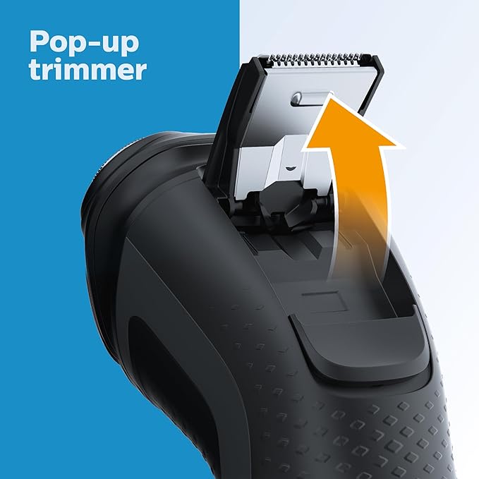 Philips Norelco Shaver 3600 Series, Wet and Dry Electric Shaver, P-Cap, Travel Pouch, Ash Gold, Model S3242/90