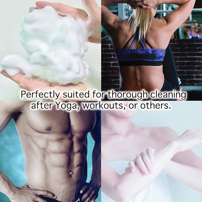 Extra Rough, Exfoliating Washcloth [Made in Japan] Exfoliating Towel Special Texture Makes Fluffy Foam Lather, Back Scrubber, Dead Skin Cell Remover [Loofah for Women and Men] (2pcs Set)