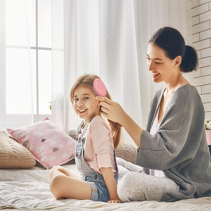 14 Pieces Mini Wet Hair Brush Bulk Small Pocket Hair Brush Set Travel Detangler Hair Brush Mini Soft Bristles Detangling Brush for Most Hair Type Wet Dry Hair, Multicolor