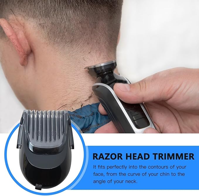 RQ12 RQ11 RQ10 Black Replacement Shaver Head Trimmer for Philips Norelco Sensotouch Arcitec Series 5000 9000 RQ1150 RQ111 RQ32 RQ1250 S9911 Smartclick Beard Styler