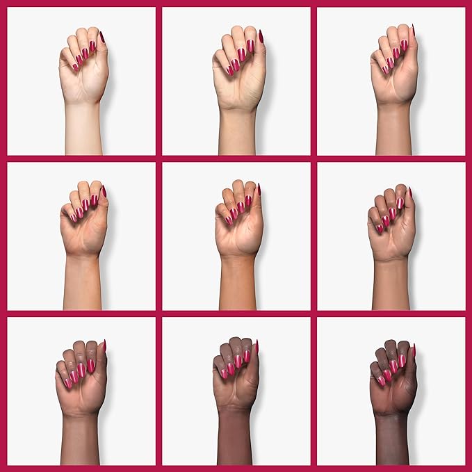 essie Expressie Nail Polish, Quick-Dry Red Nail Polish, Word On The Street, Vegan, Spray It To Say It, 0.33 fl oz