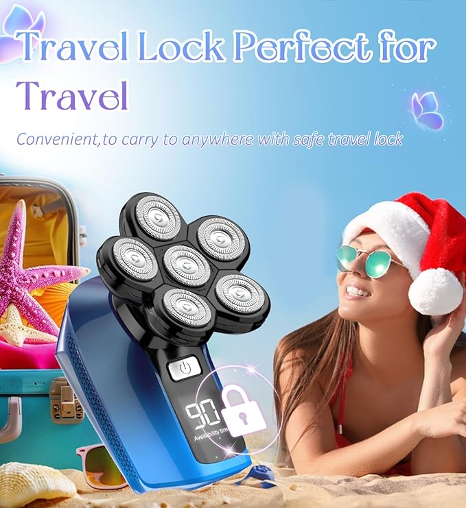 Electric Razors for Women-5 in 1 Lady Electric Shaver for Leg-Wet Dry Womens Shaver-Close Shave | Painless Women Razors for Public Hair,Private Area,Face Nose Hair,Underarms,Bikini