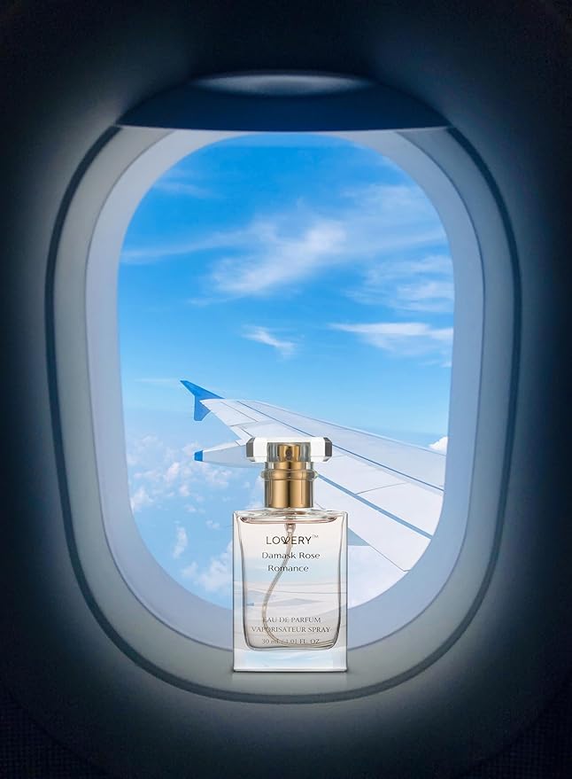 Mother's Day Womens Gifts, Birthday Gifts for Mom, Self Care Gifts for Women, Damask Rose Romance Spa Kit with Soy Candle, Perfume Roll On, Body Lotion, Body Mist & Eau de Parfum, Bath & Body Care Set