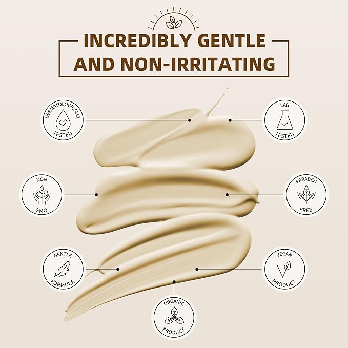 2.5lb Wax Beads for Hair Removal, Brazilian Bikini Hard Wax for Sensitive Skin, Hard Wax beads Perfect for Full Body Eyebrow, Facial, Beard and Underarms at Home for Women and Men (Cream)