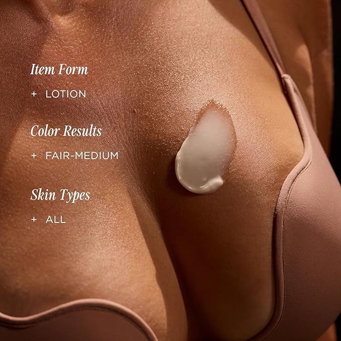 + Lux Unfiltered N°32 Sculpting Gradual Self Tanning Cream in Sandstone, Peptide Blend to Firm and Tone Skin, Hydrating Self Tanning Lotion, Gluten Free, Vegan + Cruelty Free Self Tanner