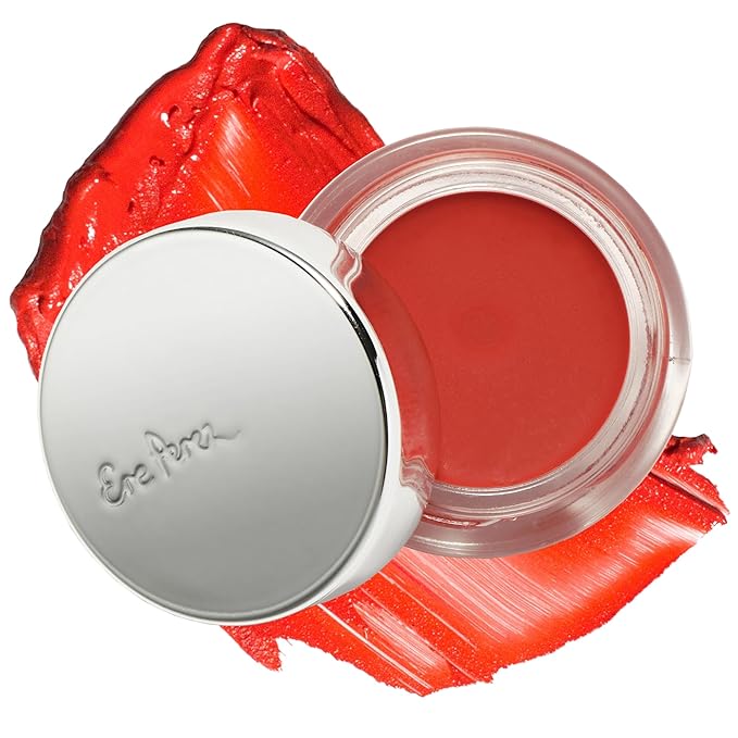 Ere Perez - Natural Carrot Color Pot | For Lips + Cheeks | Buildable, Blendable, Creamy, Vibrant, Satin Finish | Cacao Butter, Avocado + Castor Seed Oil | Vegan, Cruelty-Free, Clean Beauty (Hello)