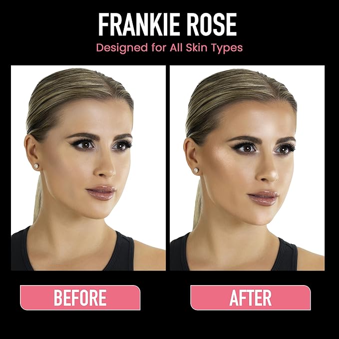 Frankie Rose Cosmetics Pro Contour Palette - Long-Wearing, Matte Finish Highlight Shades With Complementary Contour, Color Correctors & Shimmer Highlight Tones For All Skin Types