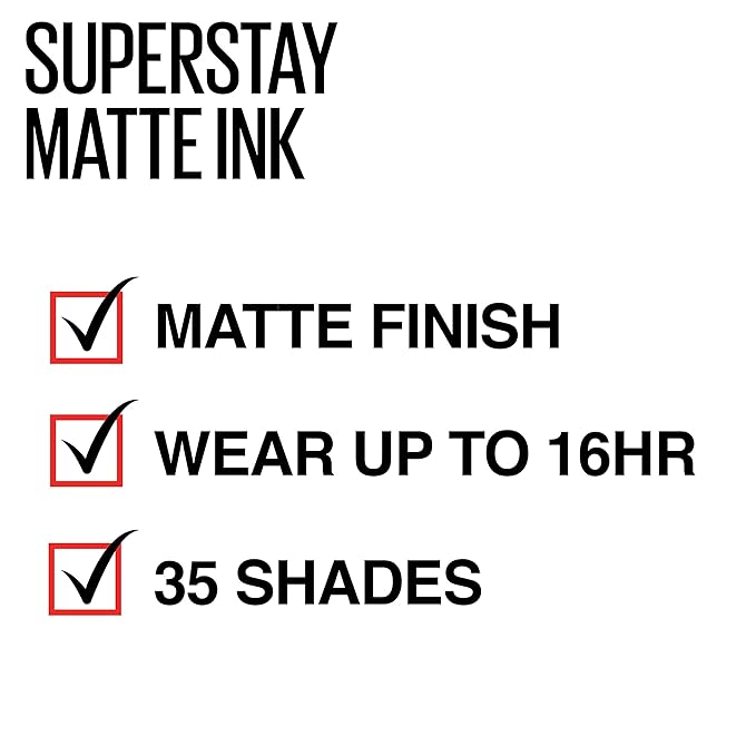 Maybelline Super Stay Matte Ink Liquid Lipstick Makeup, Long Lasting High Impact Color, Up to 16H Wear, Lover, Mauve Neutral, 1 Count, Packaging May Vary