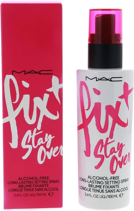 M.A.C. FIX+ STAY OVER ALCOHOL-FREE 16HR SETTING SPRAY - 3.4 Fl Oz / 100 ml