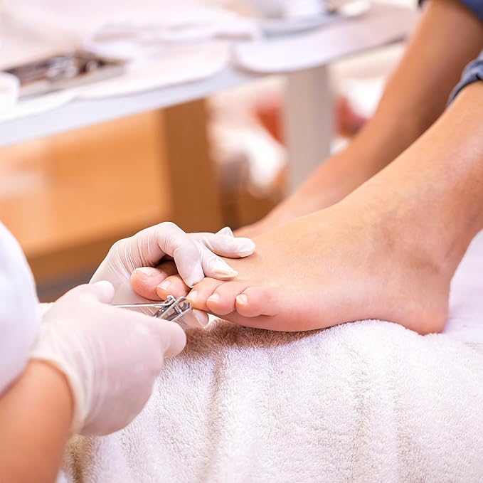 Diane D909 Stainless Steel Straight Edge Toenail Clipper with Fold Out File for Natural Nails - 36 Pack Bin