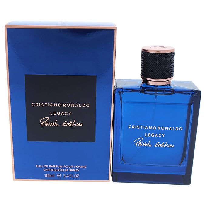 CR7 Cristiano Ronaldo Legacy Private Edition - Bold & Sensual Fragrance For Men - Luxurious, Bold & Sexy Scent - Woody & Warm Aroma - Perfect For A Romantic Evening - Long Lasting - 3.4 Oz EDT Spray