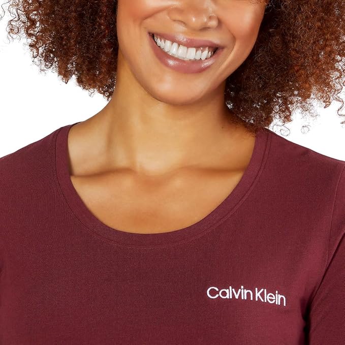 Calvin Klein Womens 2 Piece Fleece Pajama Set