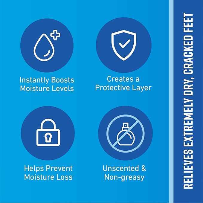 O'Keeffe's Working Hands Hand Cream, 6.8 oz Jar and Healthy Feet Foot Cream, 6.4 oz Jar - Repairing Skincare for Extremely Dry, Cracked Hands and Feet