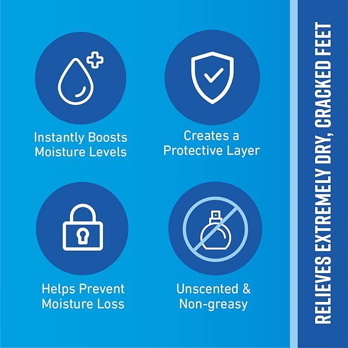 O'Keeffe's Working Hands Hand Cream (3 oz Tube) and Healthy Feet Foot Cream (3 oz Tube) - Repairing Skincare for Extremely Dry, Cracked Hands and Feet, Travel Size