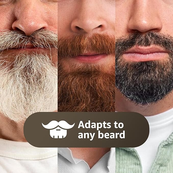 Electric Beard Trimmer for Men: 16-in-1 Professional Barber Hair Clippers - Cordless Grooming Kit - Turbo Speed & Precision Blades