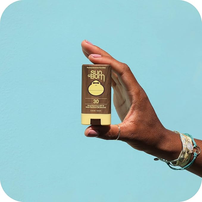 Sun Bum Sun Bum Original Spf 30 Sunscreen Face Stick Vegan and Reef Friendly (octinoxate & Oxybenzone Free) Broad Spectrum Moisturizing Roll-on Uva/uvb Sunscreen With Vitamin E 2 Pack