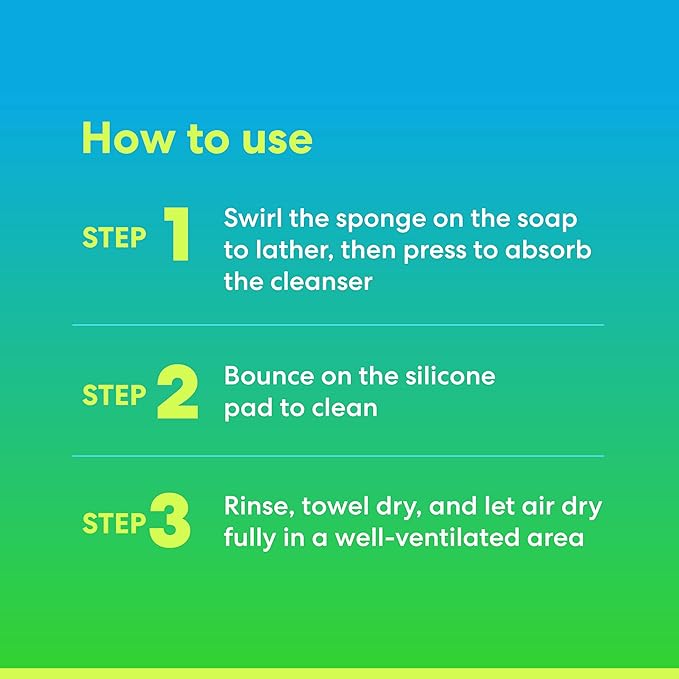 Beautyblender® | Blendercleanser® Solid Unscented Makeup Sponge & Brush Cleanser + Silicone Scrub Mat | Professional Cleansing Tool, Makeup Sponge Cleaner, Vegan & Cruelty Free, Made in USA