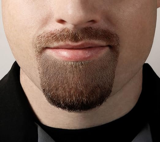 Mens Goatee Shaving Template - Create Perfectly Shaped Beards Every Time - Adjustable, Reduces Shaving Time - Shape Van Dyke, Circle Beard, Version 1.1 (2-pack)
