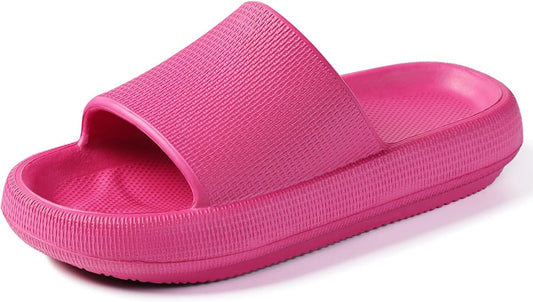 Menore Slippers for Women and Men Quick Drying, Parent-Child EVA Open Toe Soft Slippers, Non-Slip Soft Shower Spa Bath Pool Gym Beach House Sandals for Indoor & Outdoor