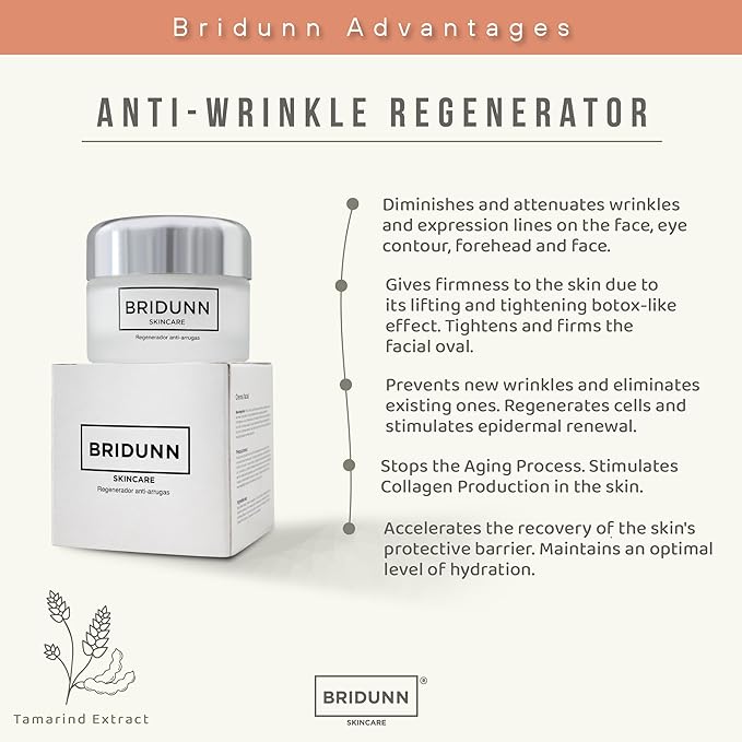 Anti Wrinkle & Face Tightening Regenerating Face Cream with Natural Ingredients