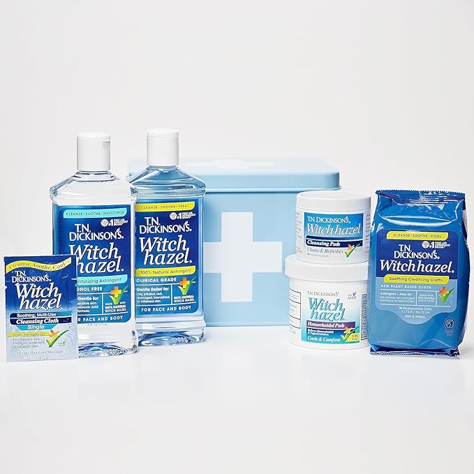 T.N. Dickinson's Witch Hazel 100% Natural Astringent for Face and Body, 8 fl oz