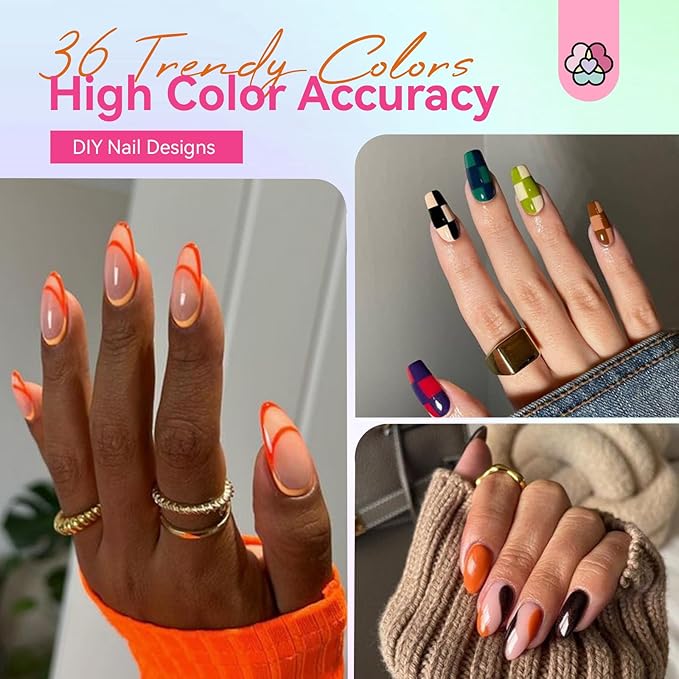 SAVILAND Gel Nail Polish - Pink Colors Series Nail Polish Set 15ML Soak-Off U V LED Gel Nail Kit Manicure DIY Home Gift for Women 7pcs