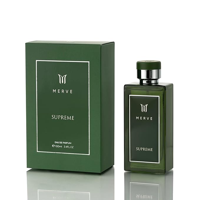 Merve Supreme Premium Long Lasting Fragrance Luxury Scent For Men | Aromatic, Amber, Musk