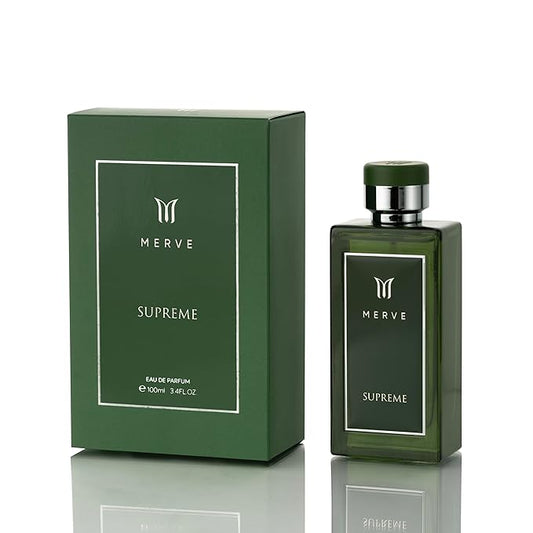 Merve Supreme Premium Long Lasting Fragrance Luxury Scent For Men | Aromatic, Amber, Musk