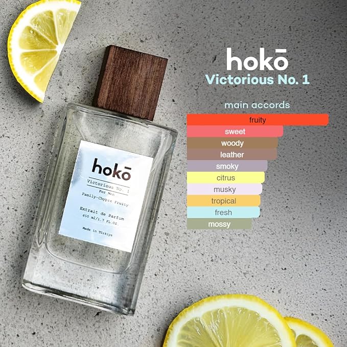 HOKO Victorious No. 1 – Premium Impression of Creed Aventus | Extrait de Parfum, 1.7 Oz | Pineapple, Bergamot, Oakmoss & Musk | Long-Lasting Inspired Mens Cologne | Vegan, Paraben Free & Skin Safe