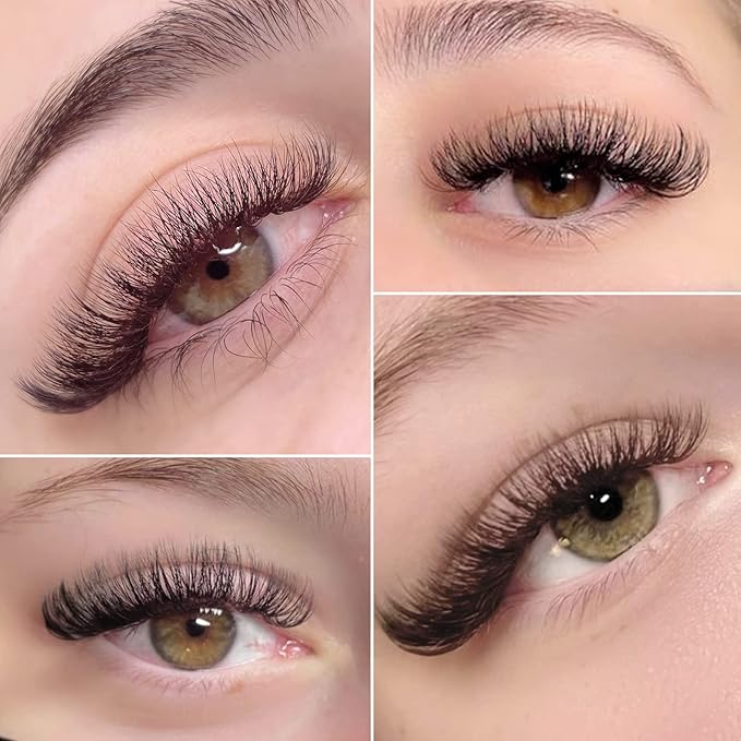 1000 Premade Fans Eyelash Extensions - 3D to 8D, 8-15mm Mixed Lengths, Thin Base, Pre-Made Lash Fans