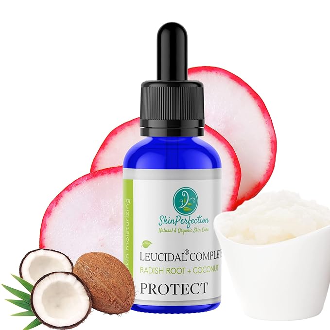 Skin Perfection Leucidal Liquid Complete - Alternative Preservative for Lotion Making with Radish Root Liquid & Coconut Extract - Leucidal Complete Preservative for Cosmetics & Skincare Products 0.5oz